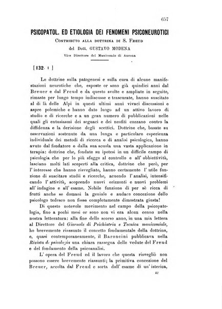 Rivista sperimentale di freniatria e medicina legale delle alienazioni mentali organo della Società freniatrica italiana