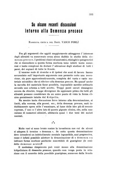 Rivista sperimentale di freniatria e medicina legale delle alienazioni mentali organo della Società freniatrica italiana