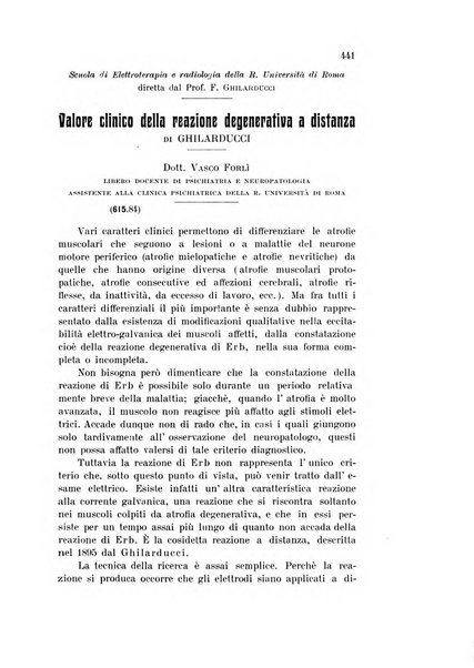 Rivista sperimentale di freniatria e medicina legale delle alienazioni mentali organo della Società freniatrica italiana