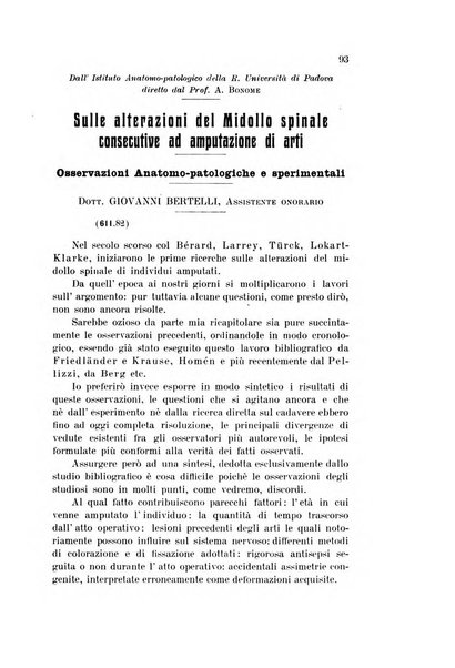 Rivista sperimentale di freniatria e medicina legale delle alienazioni mentali organo della Società freniatrica italiana