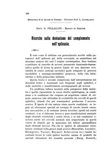 Rivista sperimentale di freniatria e medicina legale delle alienazioni mentali organo della Società freniatrica italiana