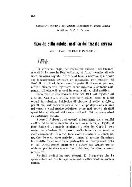 Rivista sperimentale di freniatria e medicina legale delle alienazioni mentali organo della Società freniatrica italiana