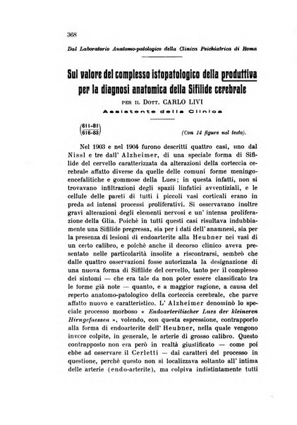 Rivista sperimentale di freniatria e medicina legale delle alienazioni mentali organo della Società freniatrica italiana