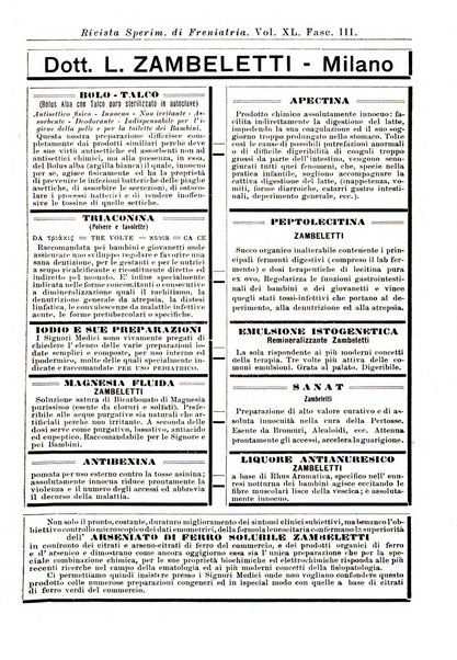 Rivista sperimentale di freniatria e medicina legale delle alienazioni mentali organo della Società freniatrica italiana