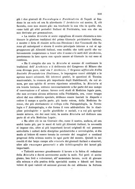 Rivista sperimentale di freniatria e medicina legale delle alienazioni mentali organo della Società freniatrica italiana