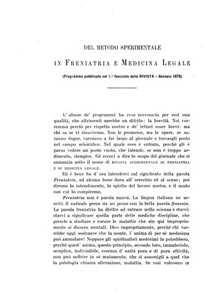 Rivista sperimentale di freniatria e medicina legale delle alienazioni mentali organo della Società freniatrica italiana