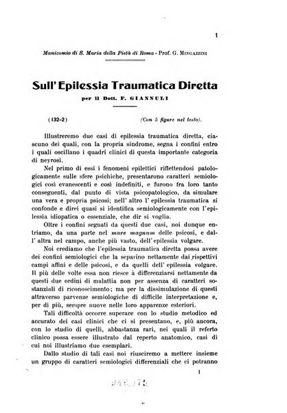 Rivista sperimentale di freniatria e medicina legale delle alienazioni mentali organo della Società freniatrica italiana