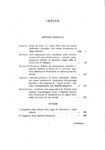 Rivista sperimentale di freniatria e medicina legale delle alienazioni mentali organo della Società freniatrica italiana