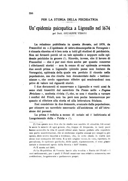 Rivista sperimentale di freniatria e medicina legale delle alienazioni mentali organo della Società freniatrica italiana