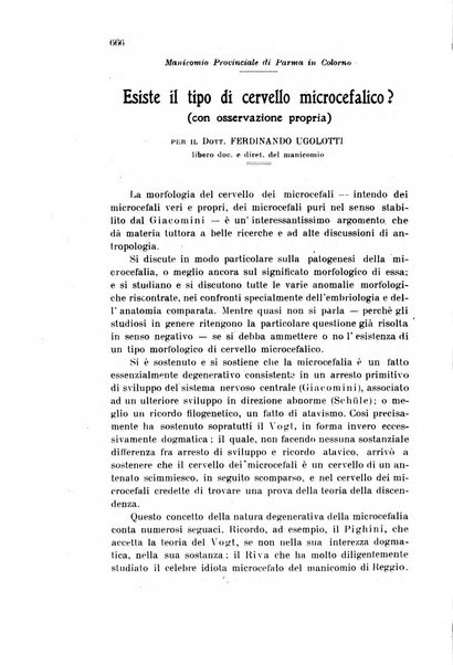 Rivista sperimentale di freniatria e medicina legale delle alienazioni mentali organo della Società freniatrica italiana