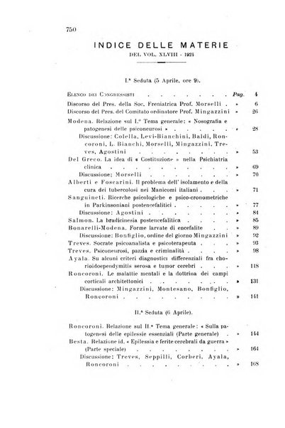 Rivista sperimentale di freniatria e medicina legale delle alienazioni mentali organo della Società freniatrica italiana