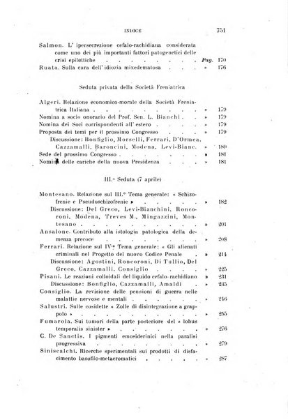 Rivista sperimentale di freniatria e medicina legale delle alienazioni mentali organo della Società freniatrica italiana