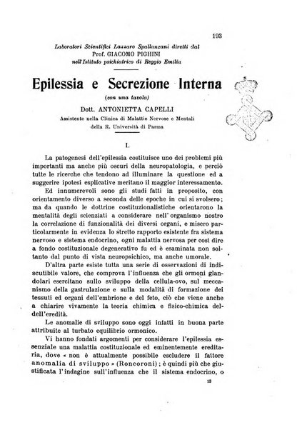 Rivista sperimentale di freniatria e medicina legale delle alienazioni mentali organo della Società freniatrica italiana