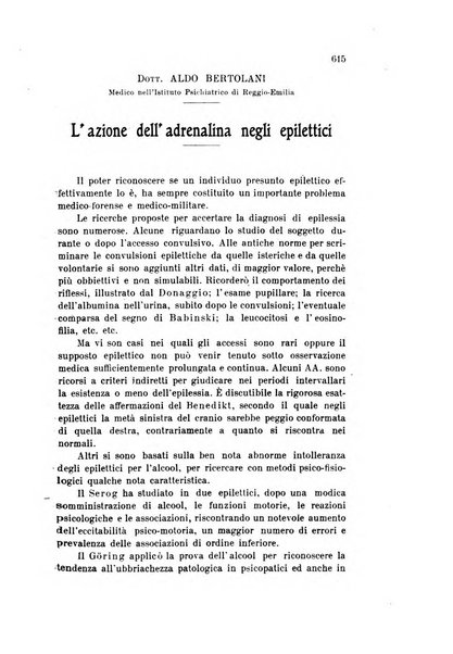 Rivista sperimentale di freniatria e medicina legale delle alienazioni mentali organo della Società freniatrica italiana