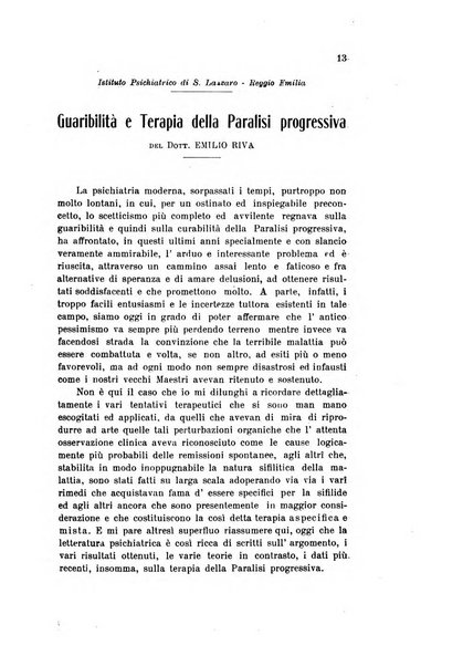 Rivista sperimentale di freniatria e medicina legale delle alienazioni mentali organo della Società freniatrica italiana