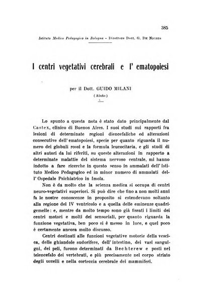 Rivista sperimentale di freniatria e medicina legale delle alienazioni mentali organo della Società freniatrica italiana