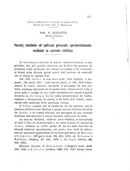 Rivista sperimentale di freniatria e medicina legale delle alienazioni mentali organo della Società freniatrica italiana