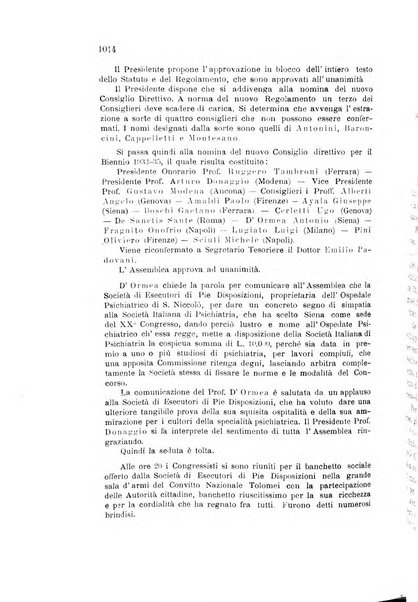 Rivista sperimentale di freniatria e medicina legale delle alienazioni mentali organo della Società freniatrica italiana