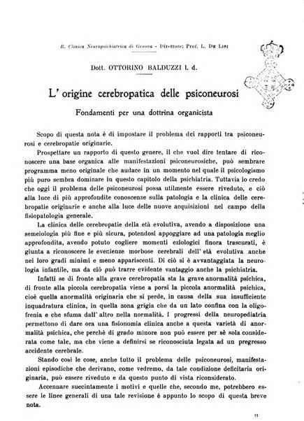 Rivista sperimentale di freniatria e medicina legale delle alienazioni mentali organo della Società freniatrica italiana