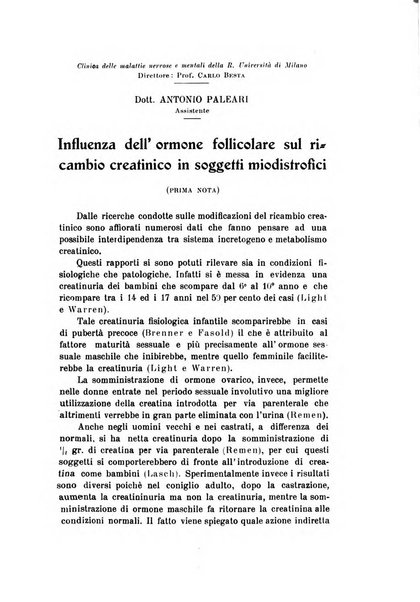 Rivista sperimentale di freniatria e medicina legale delle alienazioni mentali organo della Società freniatrica italiana