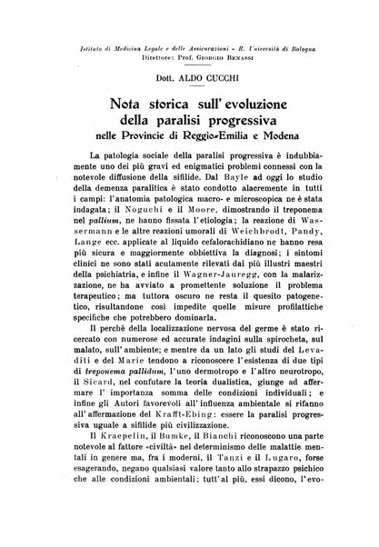 Rivista sperimentale di freniatria e medicina legale delle alienazioni mentali organo della Società freniatrica italiana