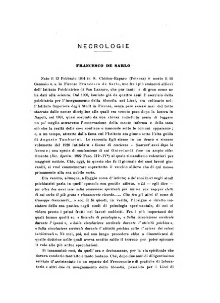 Rivista sperimentale di freniatria e medicina legale delle alienazioni mentali organo della Società freniatrica italiana