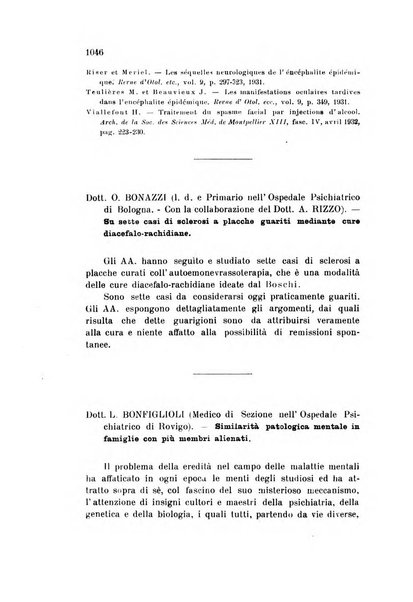 Rivista sperimentale di freniatria e medicina legale delle alienazioni mentali organo della Società freniatrica italiana