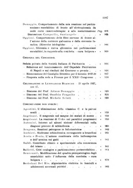 Rivista sperimentale di freniatria e medicina legale delle alienazioni mentali organo della Società freniatrica italiana