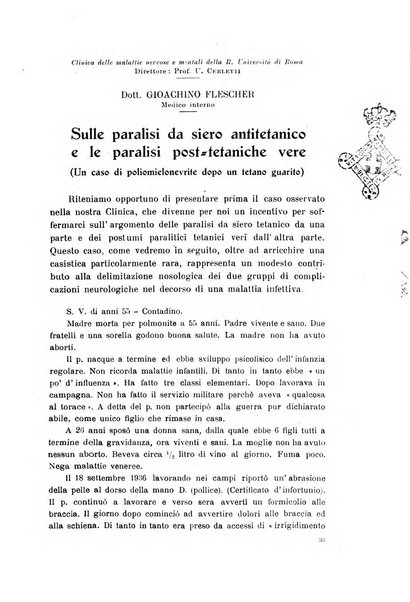 Rivista sperimentale di freniatria e medicina legale delle alienazioni mentali organo della Società freniatrica italiana