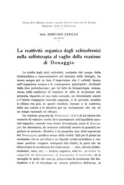 Rivista sperimentale di freniatria e medicina legale delle alienazioni mentali organo della Società freniatrica italiana