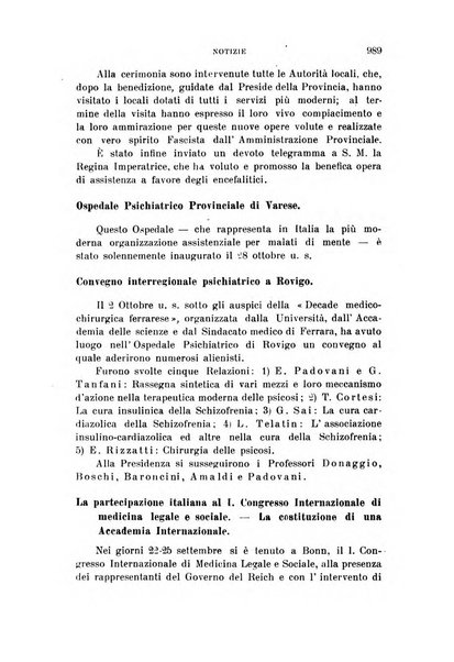 Rivista sperimentale di freniatria e medicina legale delle alienazioni mentali organo della Società freniatrica italiana