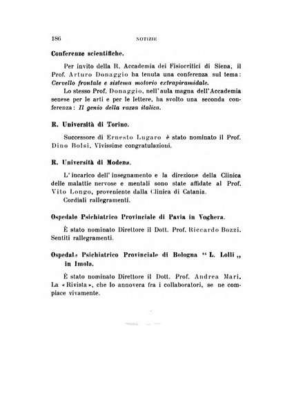 Rivista sperimentale di freniatria e medicina legale delle alienazioni mentali organo della Società freniatrica italiana