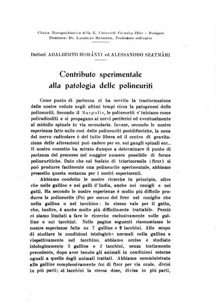 Rivista sperimentale di freniatria e medicina legale delle alienazioni mentali organo della Società freniatrica italiana