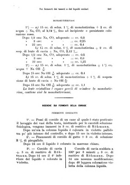 Annali di ottalmologia e clinica oculistica