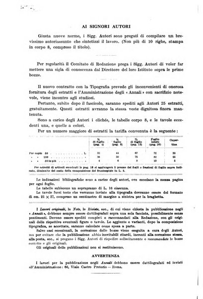 Annali di ottalmologia e clinica oculistica