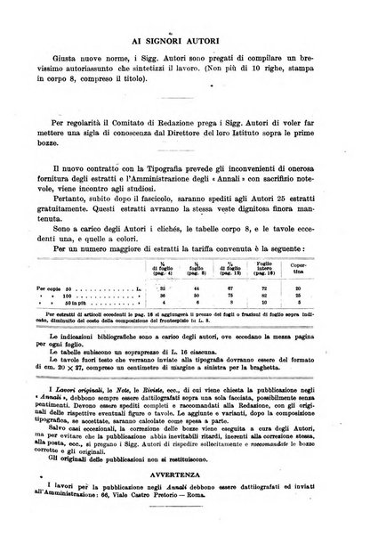 Annali di ottalmologia e clinica oculistica