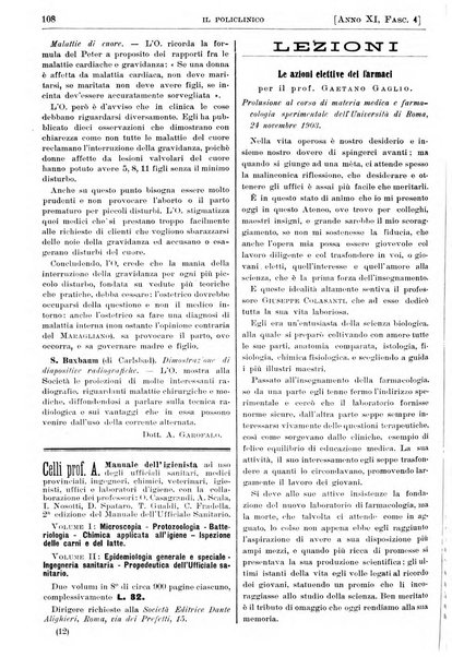 Il policlinico. Sezione pratica periodico di medicina, chirurgia e igiene