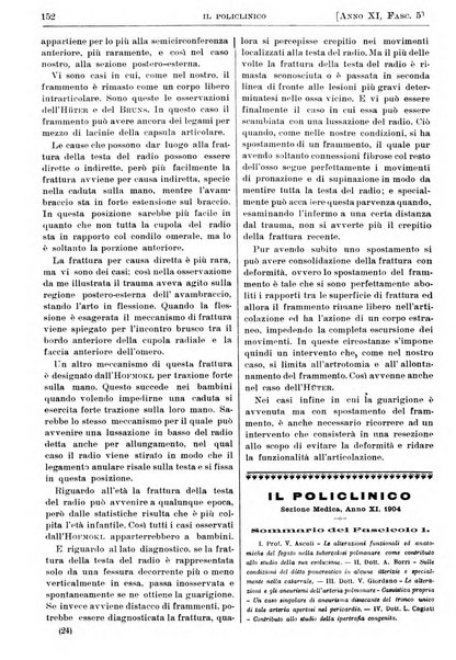 Il policlinico. Sezione pratica periodico di medicina, chirurgia e igiene