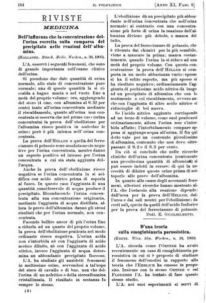 Il policlinico. Sezione pratica periodico di medicina, chirurgia e igiene