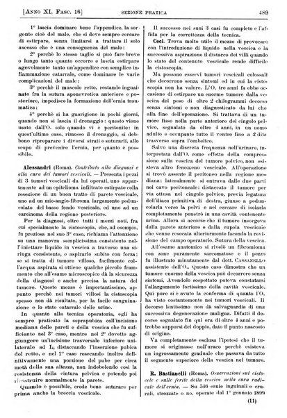 Il policlinico. Sezione pratica periodico di medicina, chirurgia e igiene