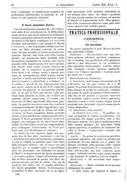 Il policlinico. Sezione pratica periodico di medicina, chirurgia e igiene