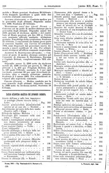 Il policlinico. Sezione pratica periodico di medicina, chirurgia e igiene