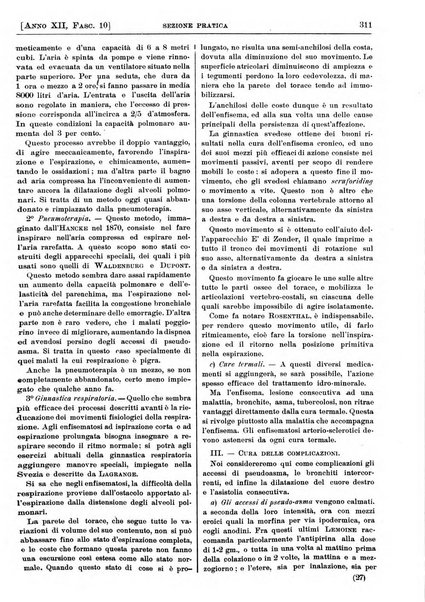 Il policlinico. Sezione pratica periodico di medicina, chirurgia e igiene