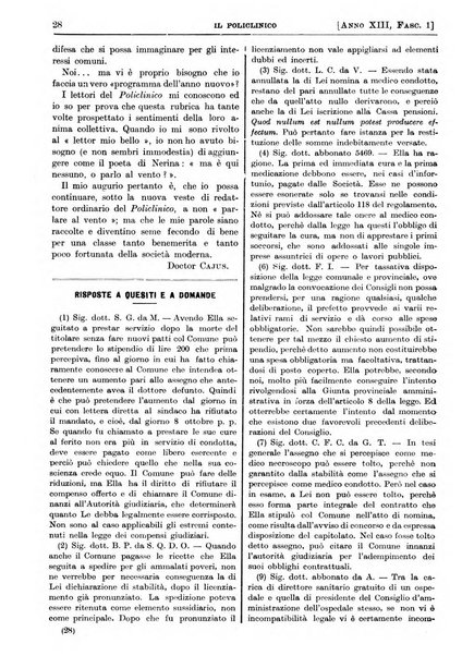 Il policlinico. Sezione pratica periodico di medicina, chirurgia e igiene