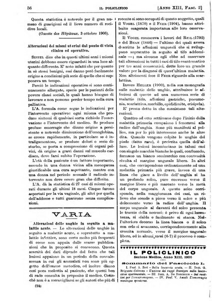 Il policlinico. Sezione pratica periodico di medicina, chirurgia e igiene