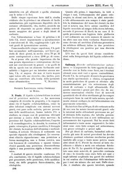 Il policlinico. Sezione pratica periodico di medicina, chirurgia e igiene