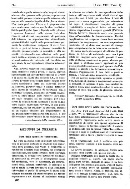 Il policlinico. Sezione pratica periodico di medicina, chirurgia e igiene