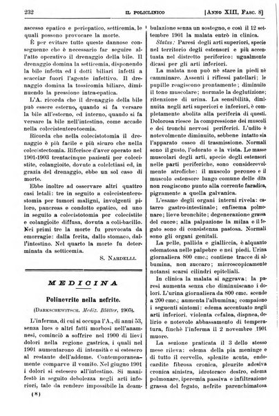 Il policlinico. Sezione pratica periodico di medicina, chirurgia e igiene