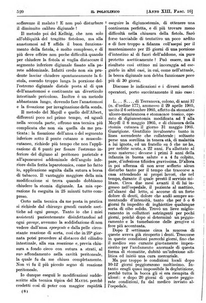 Il policlinico. Sezione pratica periodico di medicina, chirurgia e igiene