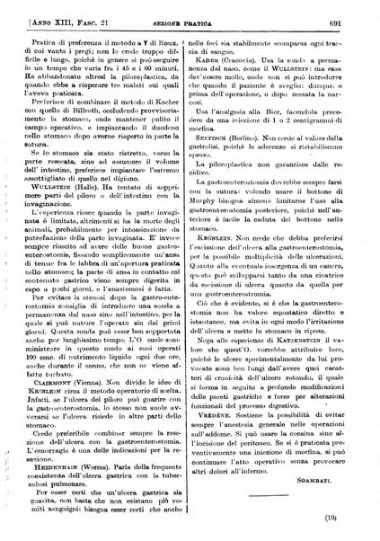 Il policlinico. Sezione pratica periodico di medicina, chirurgia e igiene